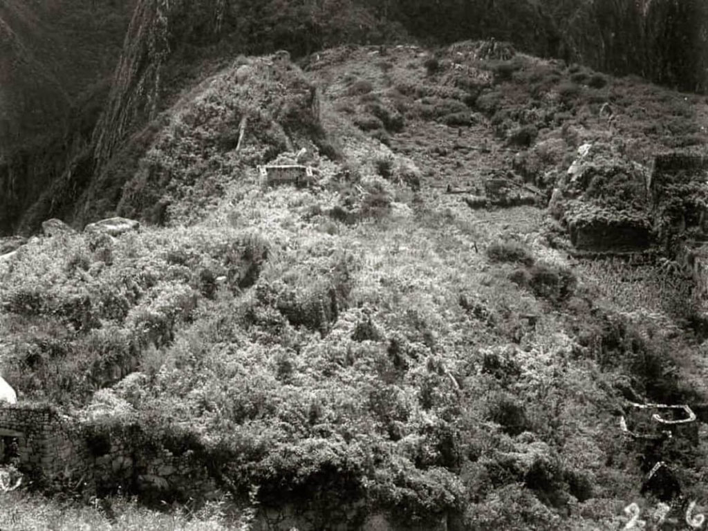 Machu Picchu as photographed by Hiram Bingham's Yale expedition in 1911