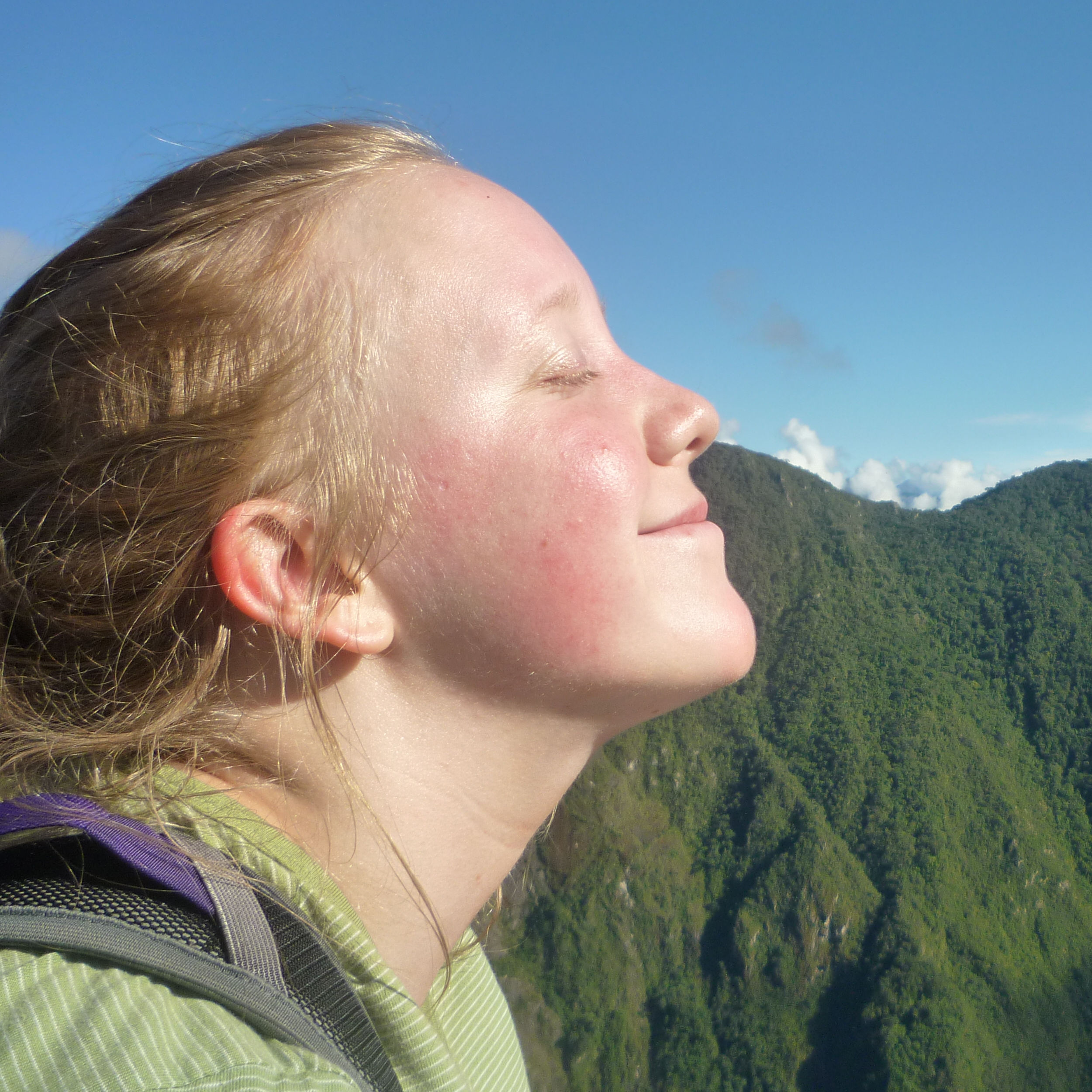 American woman in Machu Picchu tours