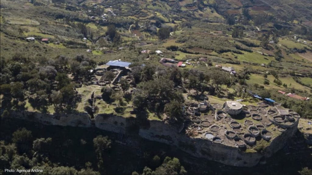 Aerial view of Kuelap - Photo Courtesy of Agencia Andina